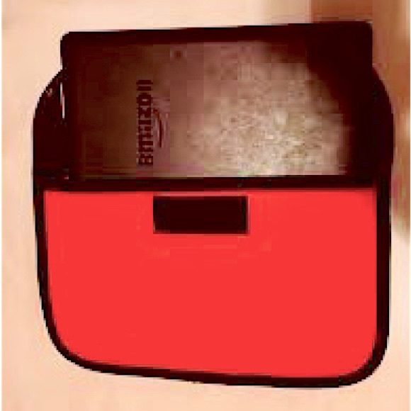 Red Neoprene iPad/Tablet Sleeve, 11.25" x 8" x 1/4". - Picture 3 of 5